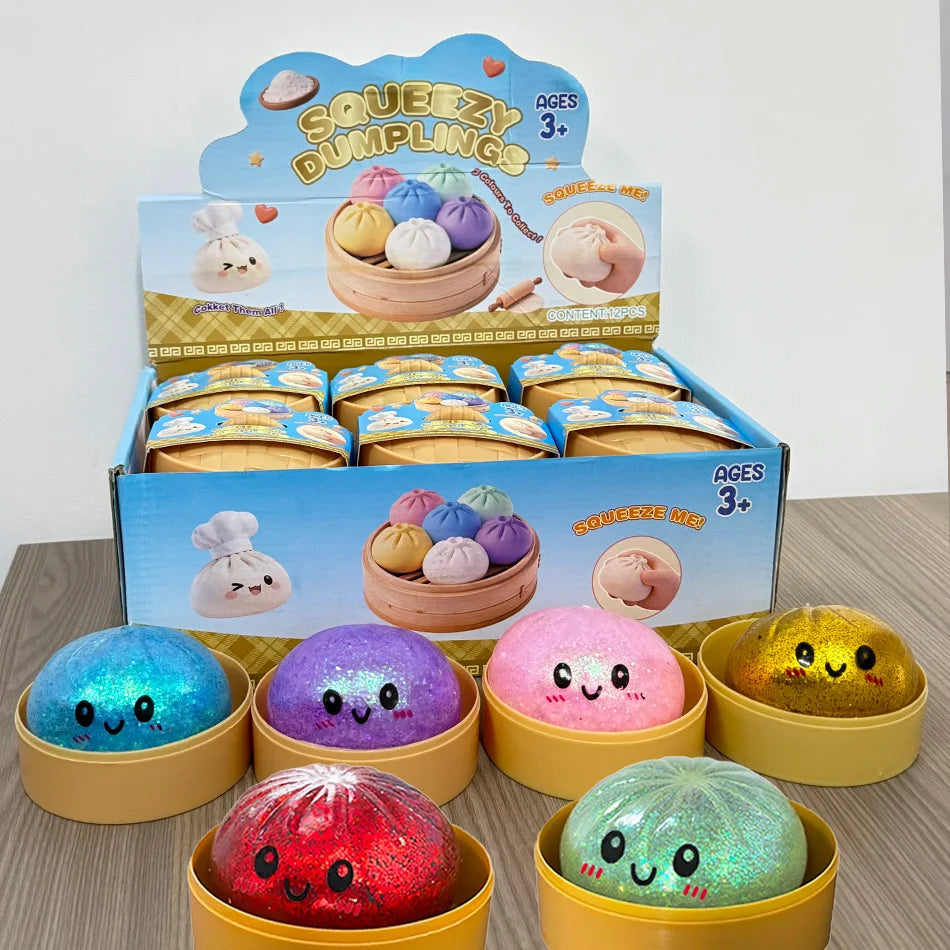 Dumpling Stress Squishy Bun