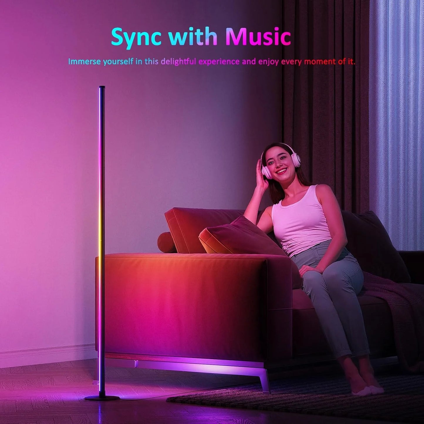 Corner Glow RGB Floor Lamp