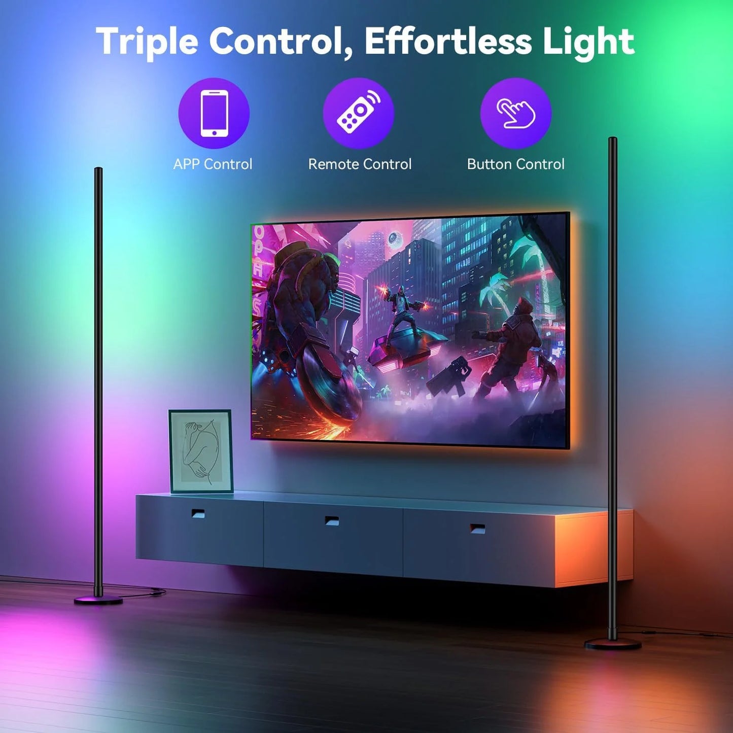 Corner Glow RGB Floor Lamp