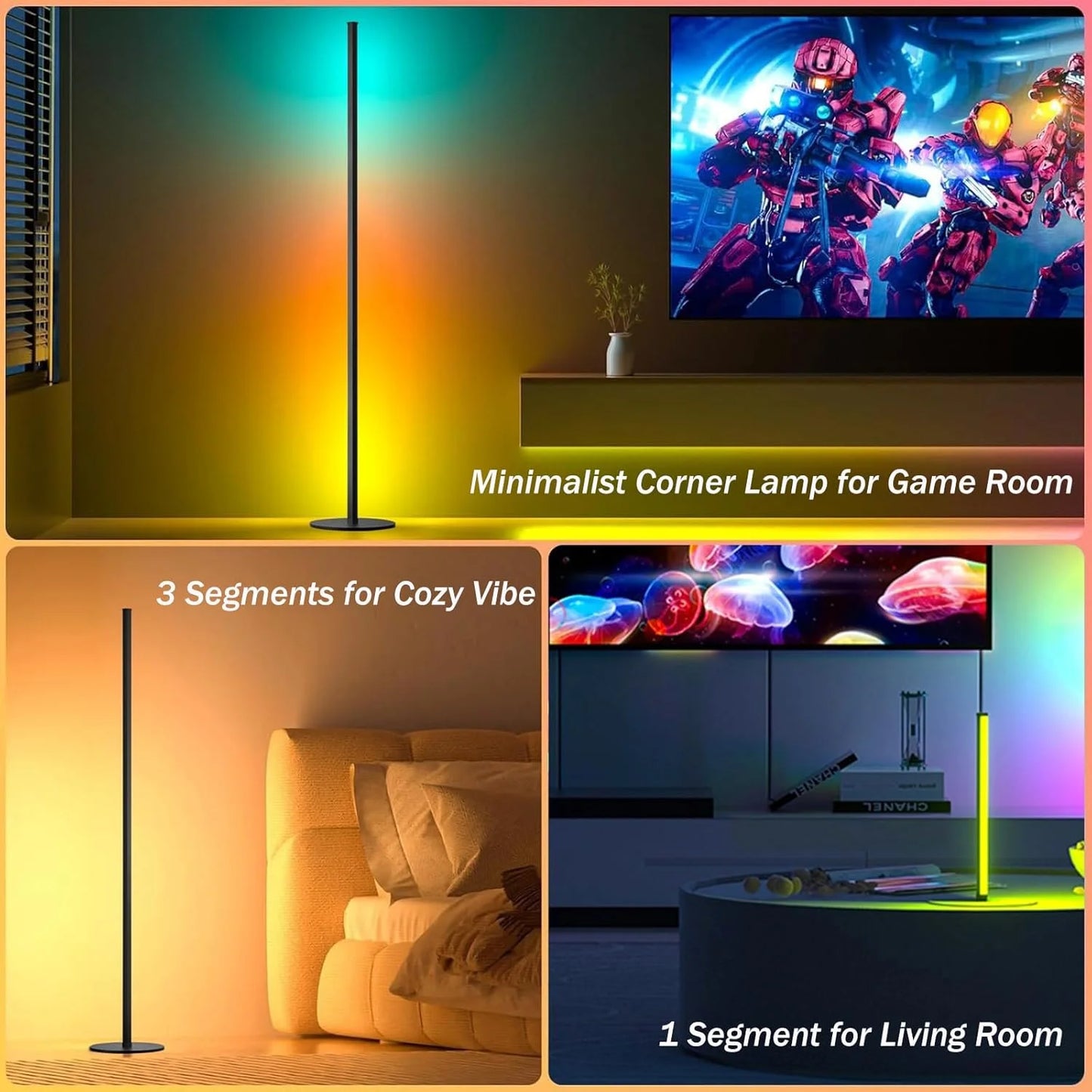 Corner Glow RGB Floor Lamp