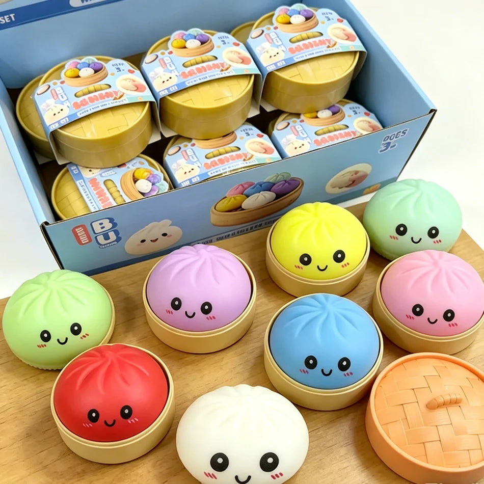 Dumpling Stress Squishy Bun