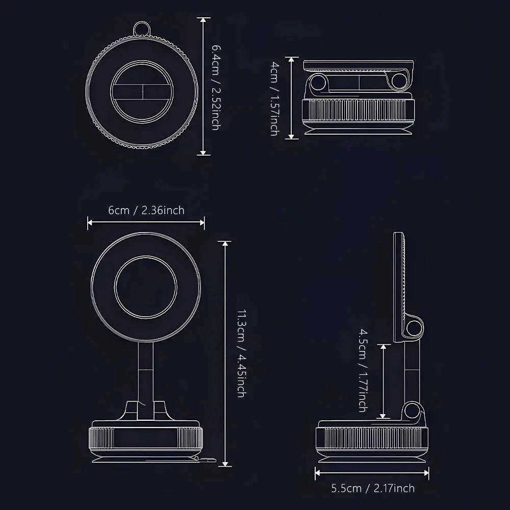 Magnetic Car Phone Mount Pro